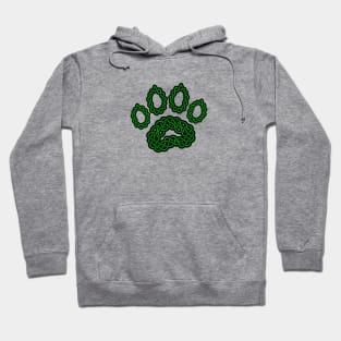 Celtic Knot Dog Paw Print Hoodie